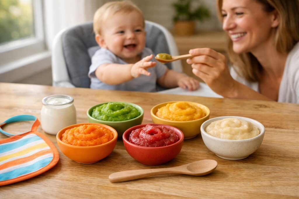 découvrez comment réussir la première diversification alimentaire de votre bébé avec nos conseils pratiques pour bien débuter cette étape essentielle.