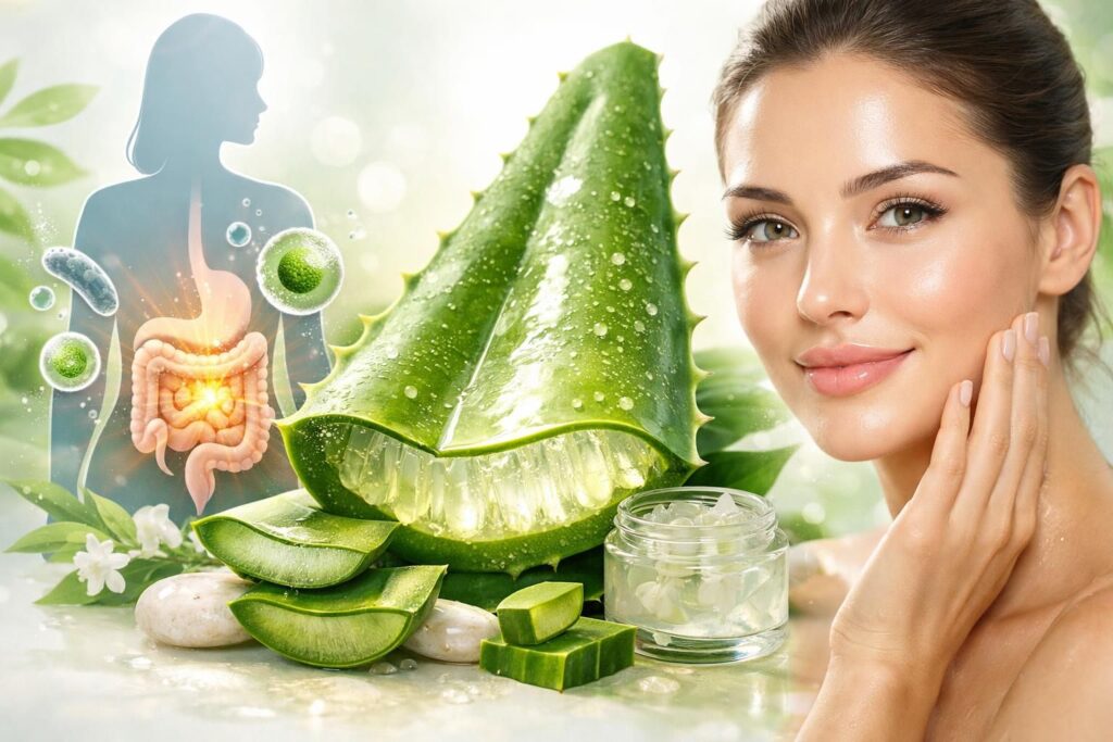 découvrez les bienfaits naturels de l’aloe vera pour améliorer votre santé intestinale et sublimer votre peau grâce à ses propriétés apaisantes et revitalisantes.