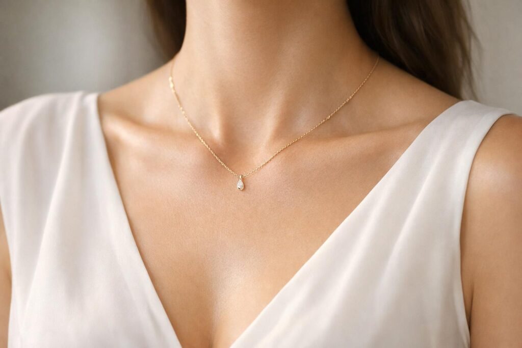 découvrez quels bijoux choisir pour sublimer un décolleté en v et mettre en valeur votre style avec élégance.