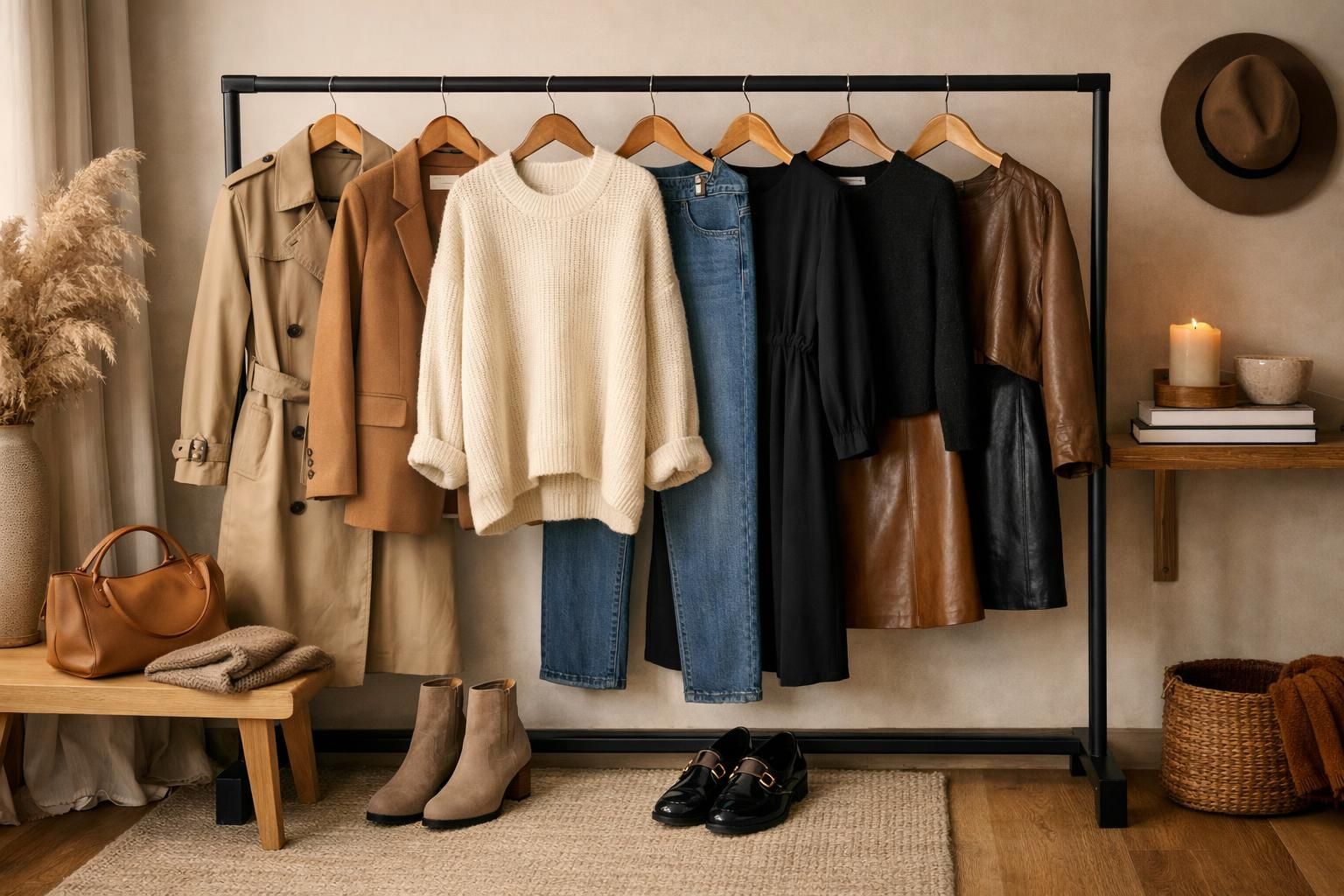 découvrez des idées de tenues d’automne pour femme, faciles à reproduire et stylées, pour un look chic et confortable toute la saison.