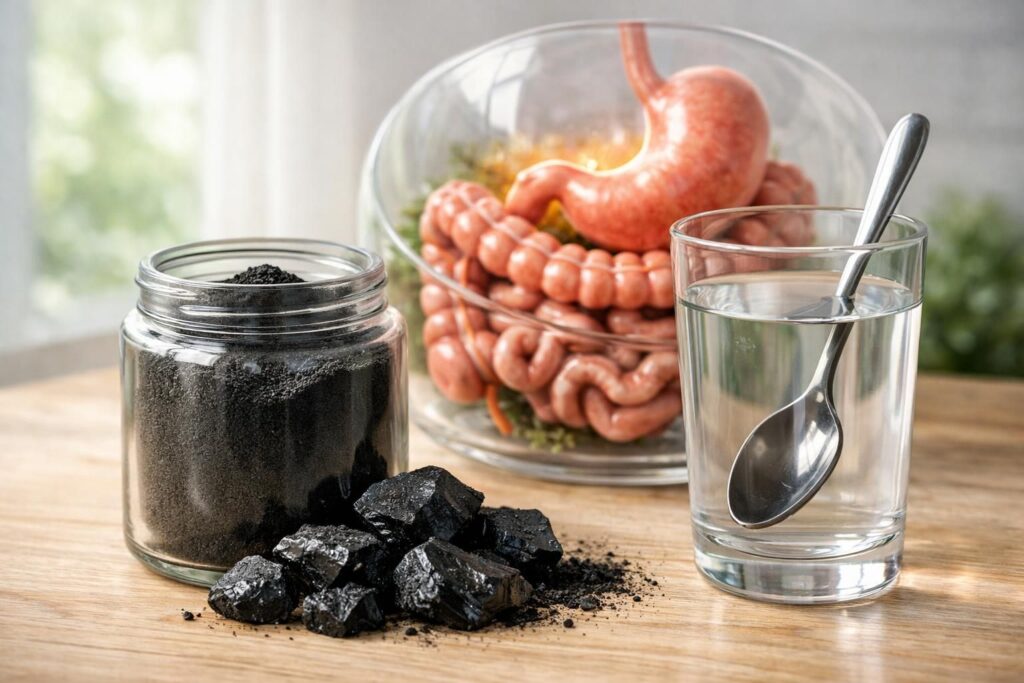 découvrez comment le charbon actif peut améliorer votre santé digestive en réduisant les ballonnements, les gaz et les troubles digestifs grâce à ses propriétés adsorbantes naturelles.