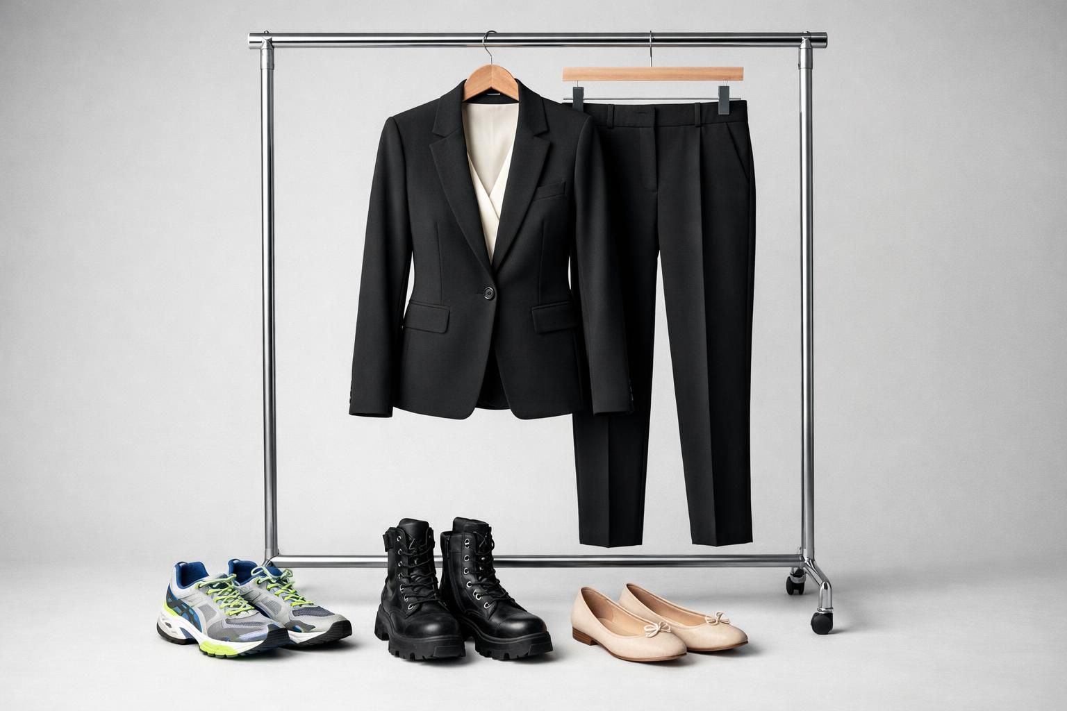 découvrez comment choisir entre escarpins et mocassins pour accompagner parfaitement un tailleur femme et sublimer votre style professionnel avec élégance.