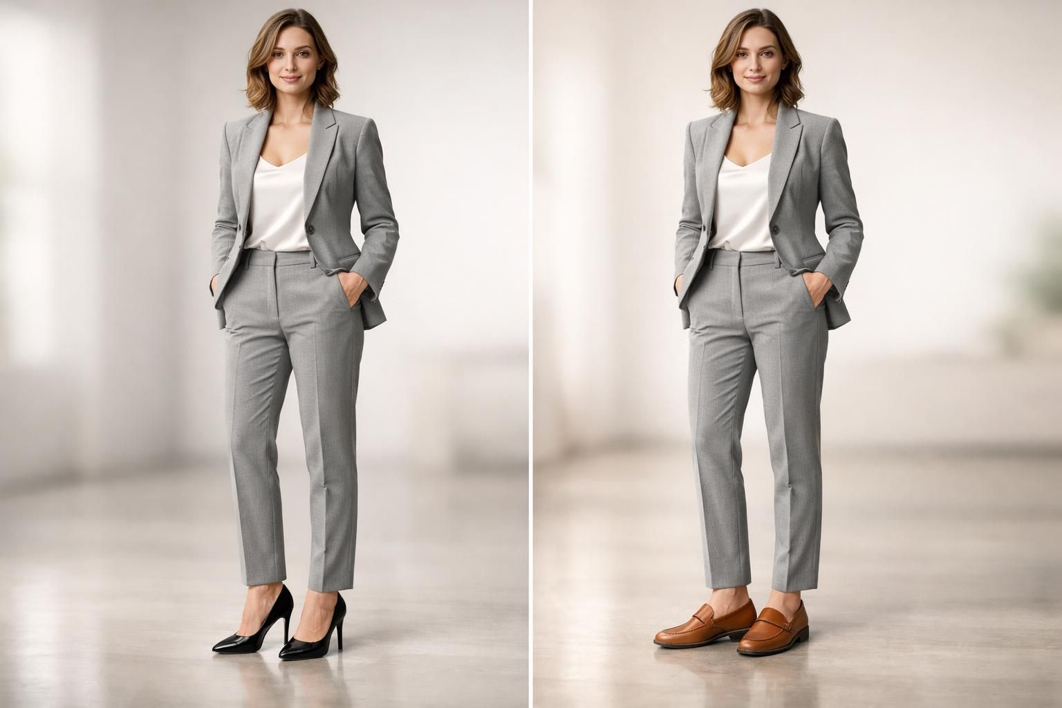 découvrez comment choisir entre escarpins et mocassins pour accompagner parfaitement votre tailleur femme et affirmer votre style en toute élégance.