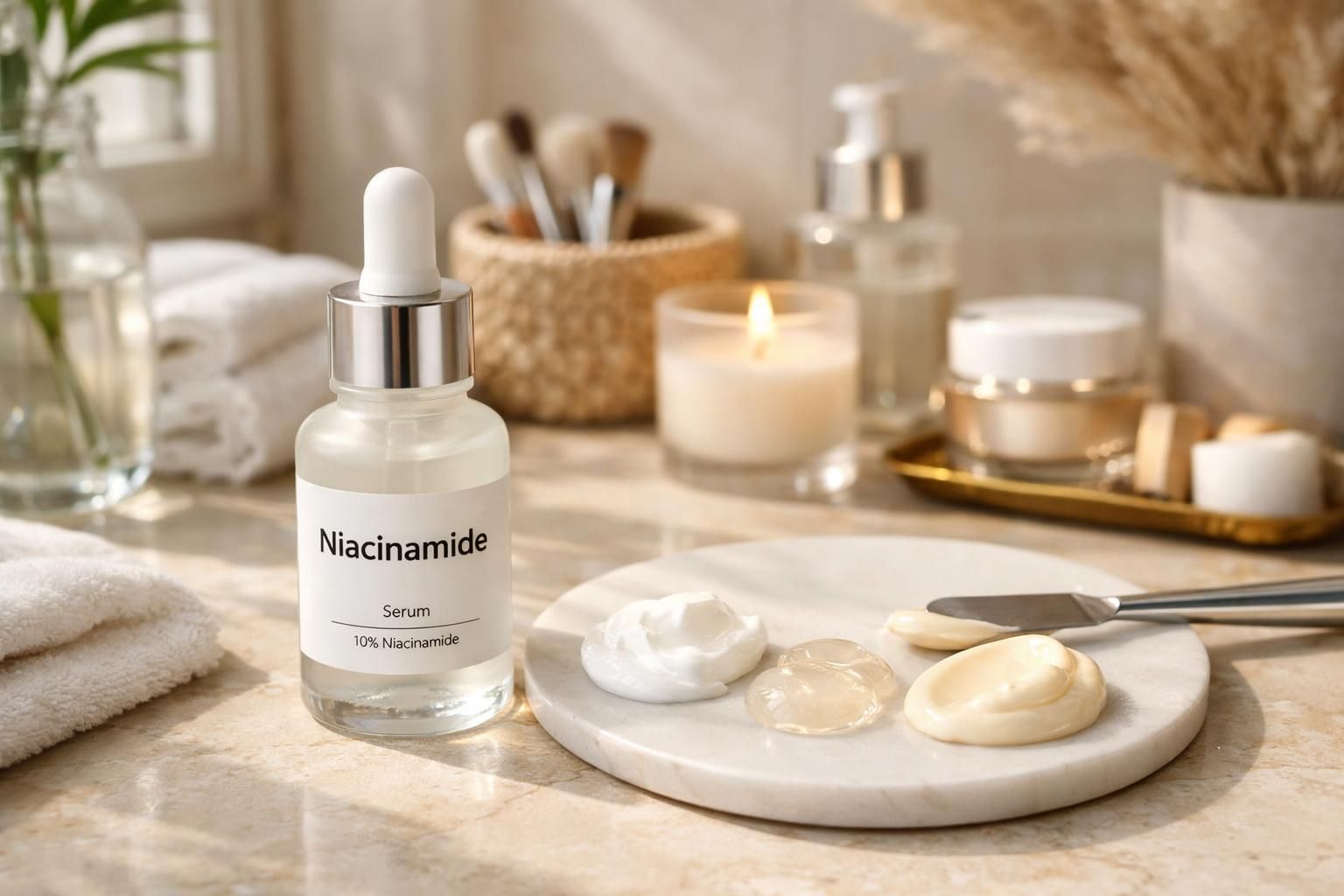 découvrez les bienfaits de la niacinamide, l'ingrédient phare pour une peau nette, éclatante et uniforme. adoptez-la dans votre routine beauté dès aujourd'hui !