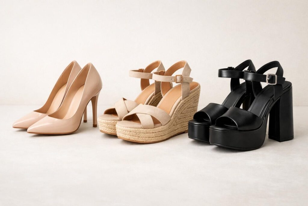 découvrez quelles chaussures privilégier quand on est petite : talons, compensées ou plateformes pour gagner en hauteur avec style et confort.