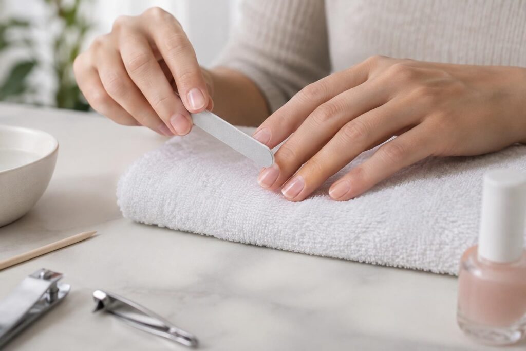 découvrez comment limer vos ongles correctement, choisir la bonne lime et adopter les bons gestes pour éviter de les fragiliser ou de les abîmer.