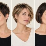Inspirations de coupe courte femme : pixie, bixie et carré court.
